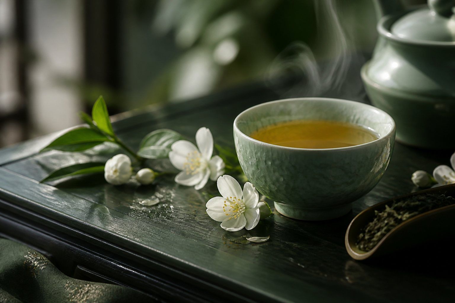 怡真仙芽茉莉茶汤