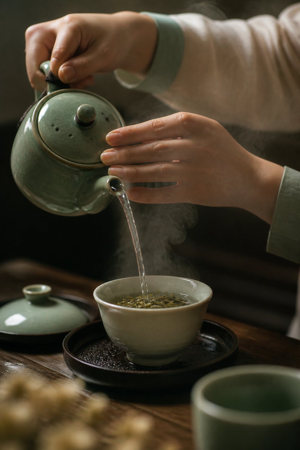 开汤注水